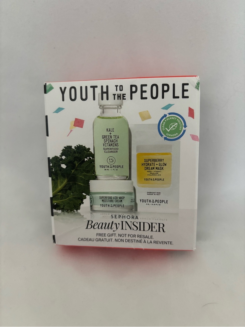 Youth To The People Skincare Gift Set - Green & White Packaging